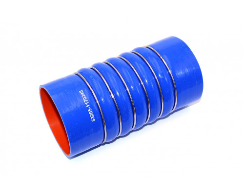 53205-1170245 Патрубок силиконовый гофрированный к теплообменнику КАМАЗ Ф 100 мм L 210 мм