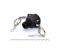 Камлок полипропилен (PP) B-050 1/2" (13 мм)